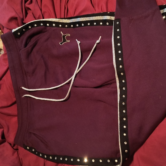 PINK Victoria's Secret Pants - Victoria Secret sweatpants with bling